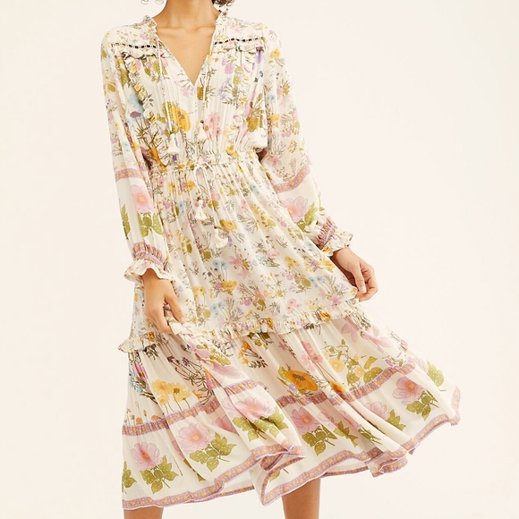 New spell designs FP wild bloom midi dress M - Picture 3 of 8